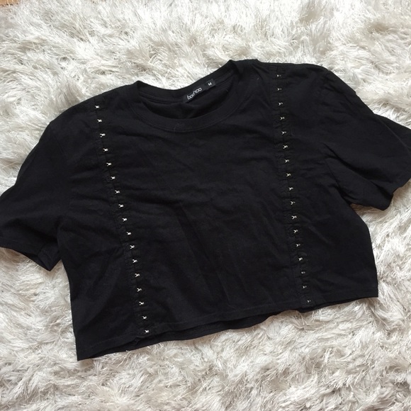 Boohoo Tops - 3 for $10 💋 Black Cropped Tee